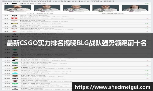 最新CSGO实力排名揭晓BLG战队强势领跑前十名